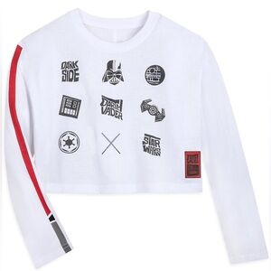 DISNEY / STAR WARS Darth Vader Semi-Cropped Top for Girls